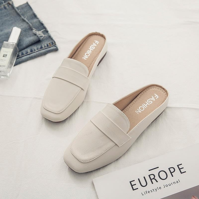 Damen elegante Slipper mit modischem Ledermuster EB