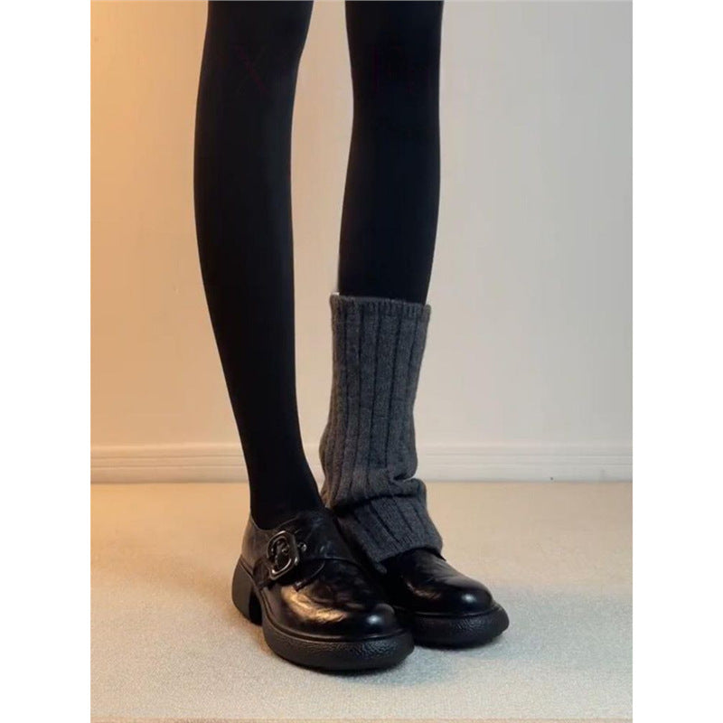 Damen elegante und komfortable Mokassins mit modischen Schnallen EB
