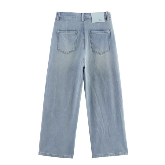 Damen weit geschnittene Jeans EB
