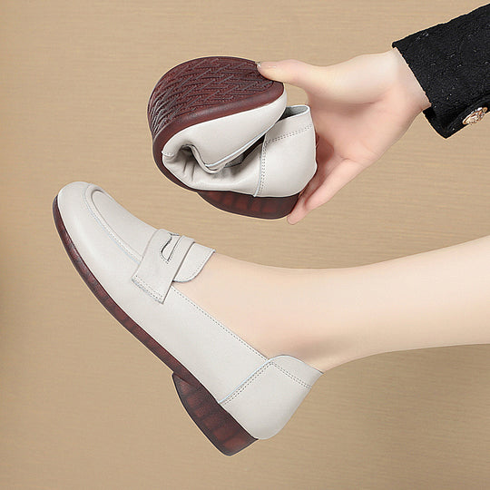 Damen Mokassins mit bequemer Sohle und elegantem Riemen EB