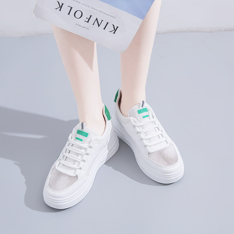 Damen Lifestyle Sneakers mit atmungsaktiver Mesh-Oberfläche und bequemer Dämpfung EB
