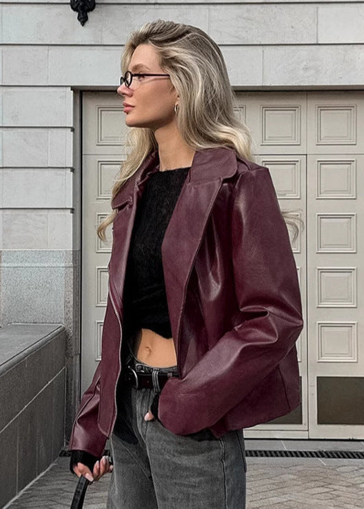 EB | Kunstleder Motorradjacke