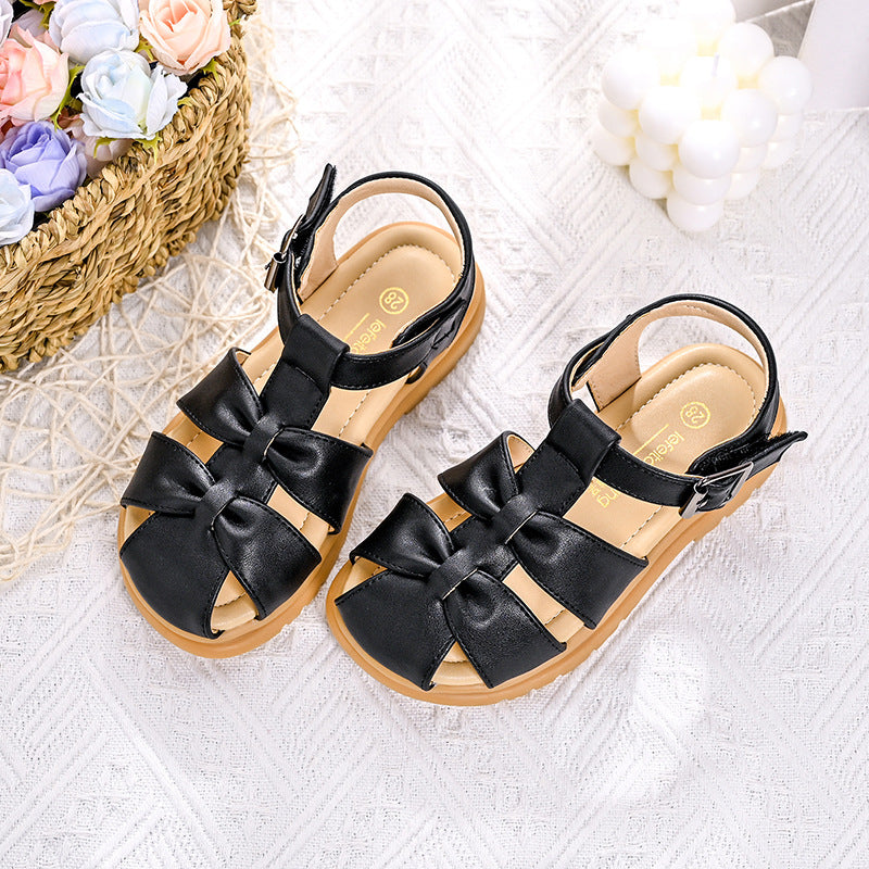 Damen Komfortable Sandalen mit Schleifen EB