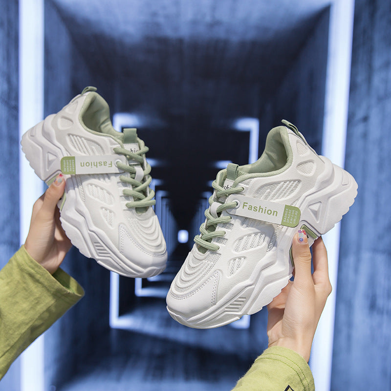 Damen modische athletische Sneakers mit atmungsaktivem Obermaterial EB