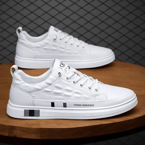 Damen Modische Sneakers mit edlem Schlangenmuster und strapazierfähiger Laufsohle EB
