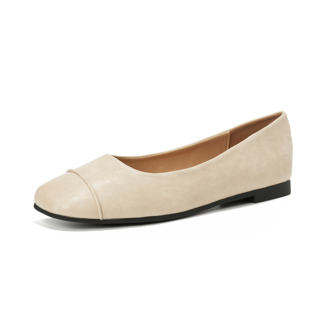Damen Ballerinas mit elegantem Faltendesign und bequemer Innensohle EB