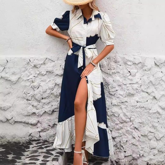 Damen Maxikleid mit floralem Design EB