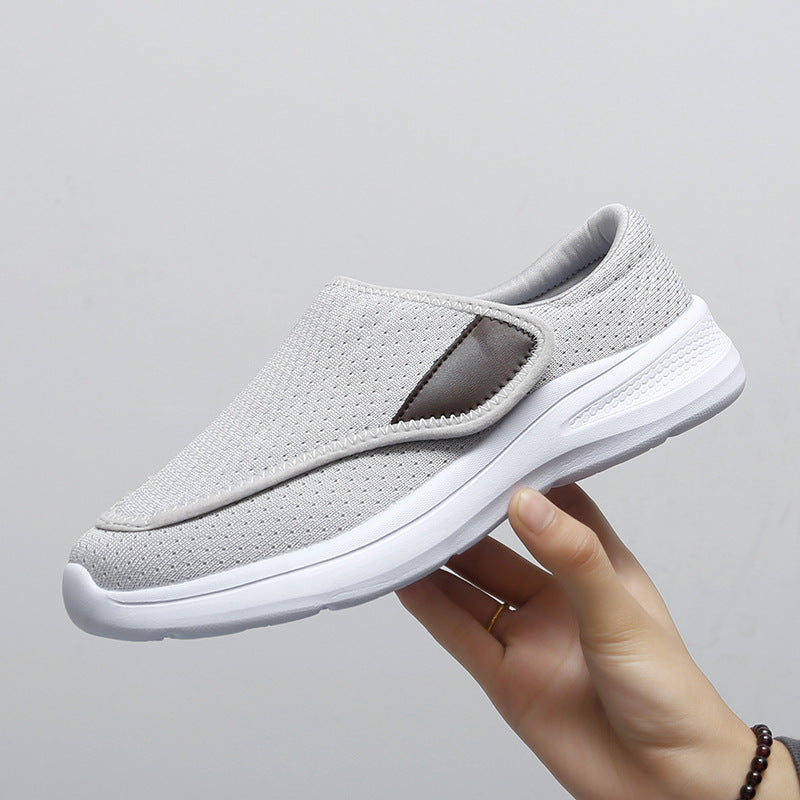 Damen Atmungsaktive Slip-On Sneakers mit elastischem Einstieg EB