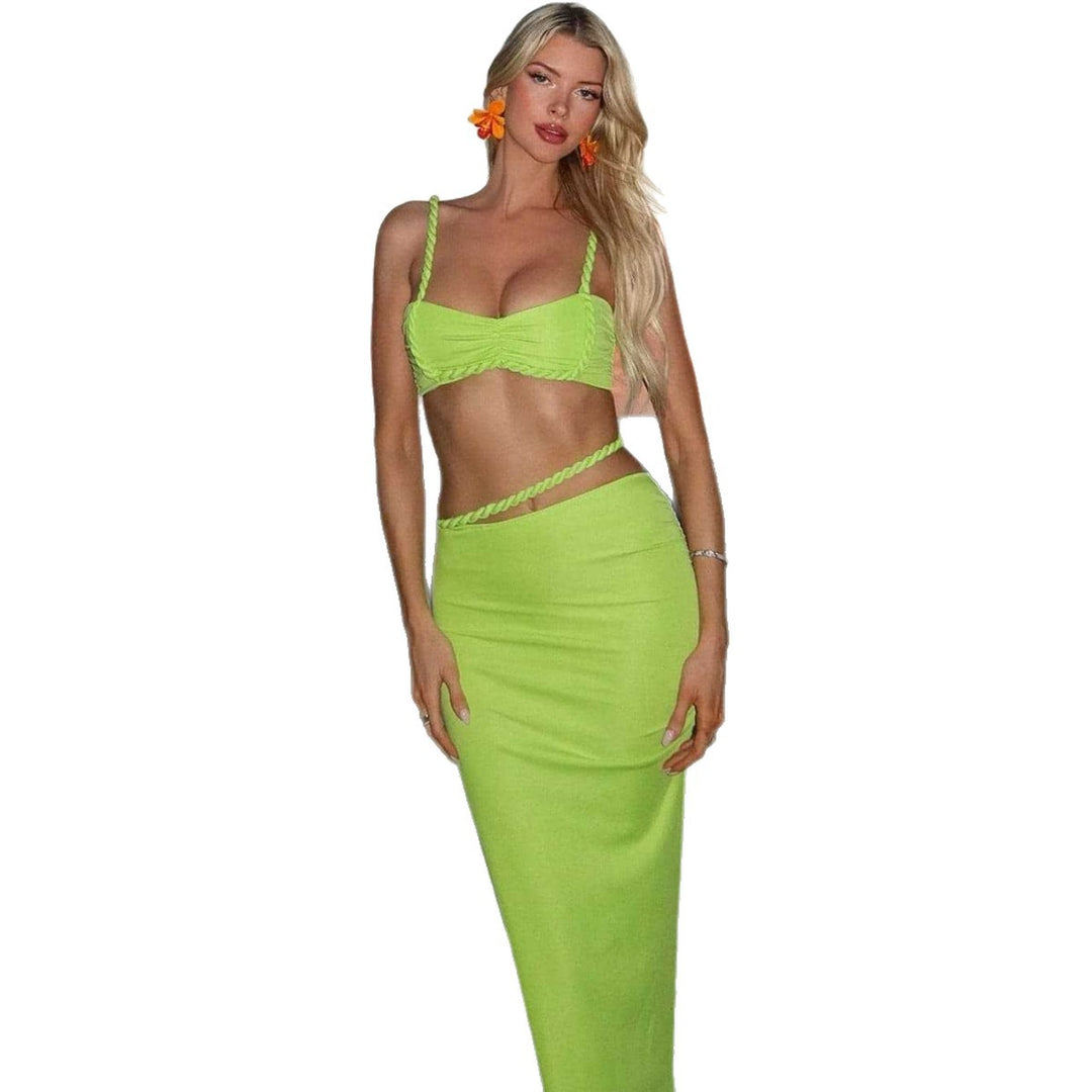 Damen Bikini-Oberteil mit kurvenbetonendem Schnitt und elegantem Taillenausschnitt EB