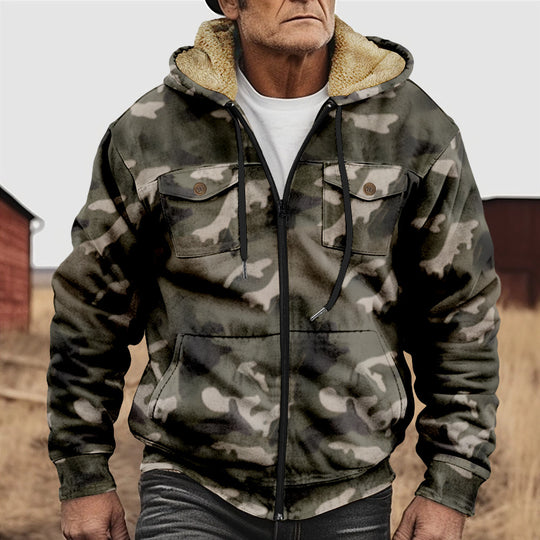 EB | Herren Hoodie im Camouflage-Look