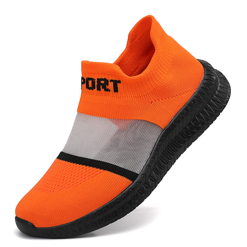 Damen Stricksneaker mit rutschfester Sohle und atmungsaktivem Obermaterial EB