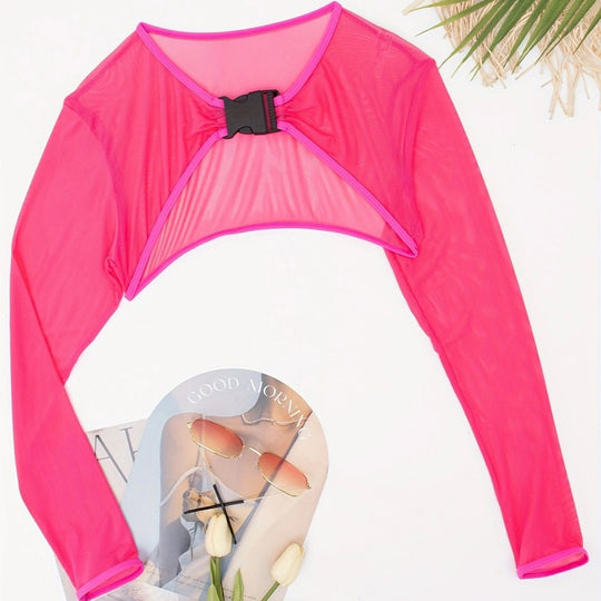Damen Sportliches Langarmoberteil mit stylischem Cut-Out EB