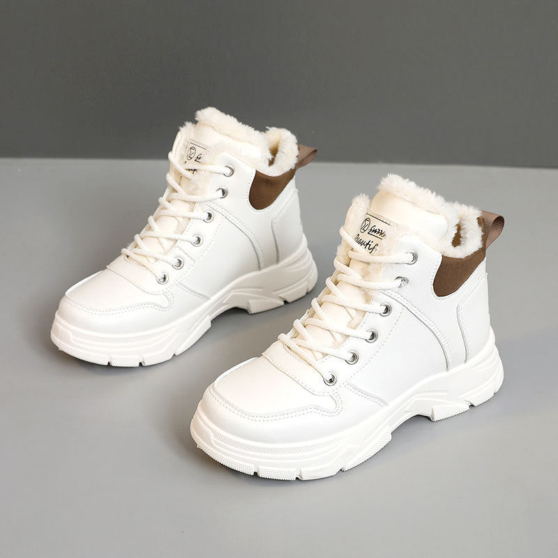 Damen gefütterte High-Top Sneaker EB