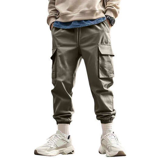 Herren Cargo-Jogginghose mit praktischen Taschen und elastischem Bund EB