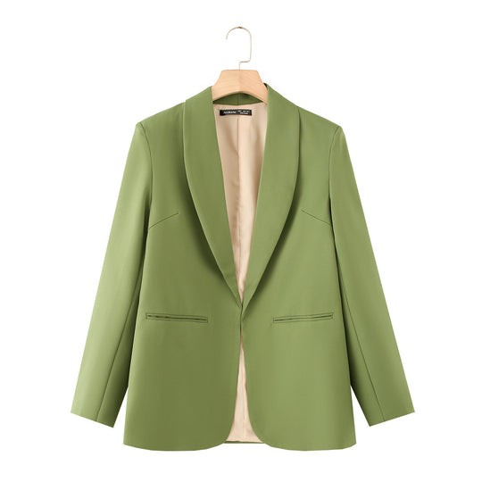 Damen eleganter Blazer mit modernem Schnitt und praktischen Taschen EB