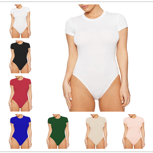 Damen Badesuit mit kurzem Arm und hoher Taillierung EB