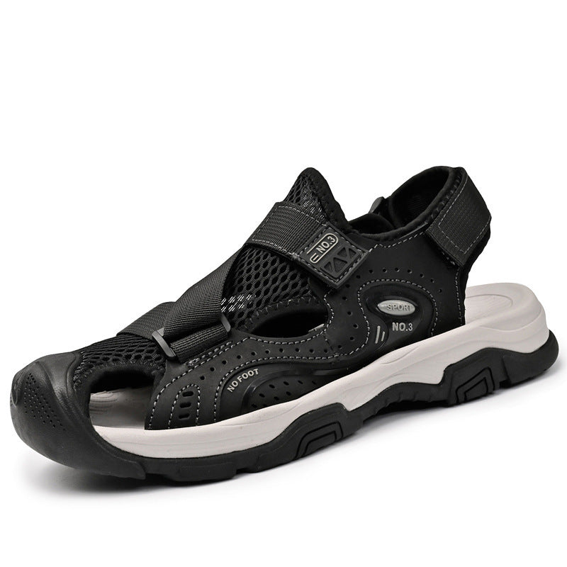 Damen Sportliche Outdoor-Sandalen mit verstellbarem Riemen und rutschfester Sohle EB