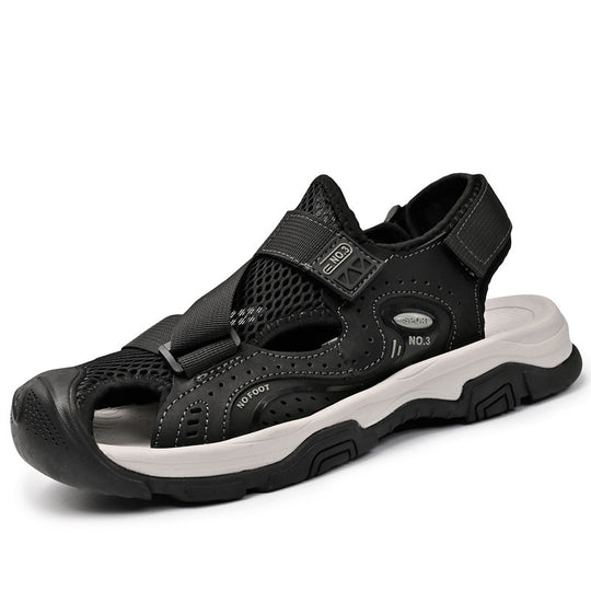 Damen Sportliche Outdoor-Sandalen mit verstellbarem Riemen und rutschfester Sohle EB