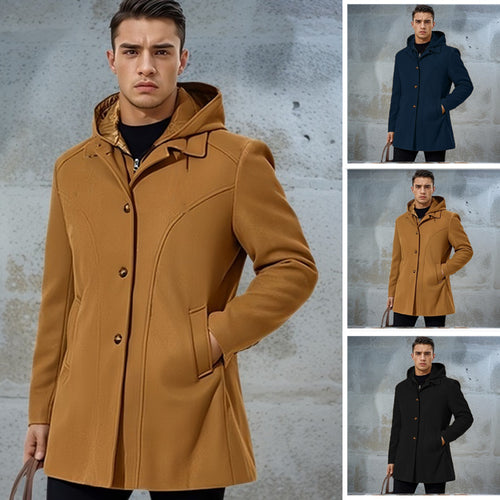 Herren modischer Parka mit praktischer Kapuze EB