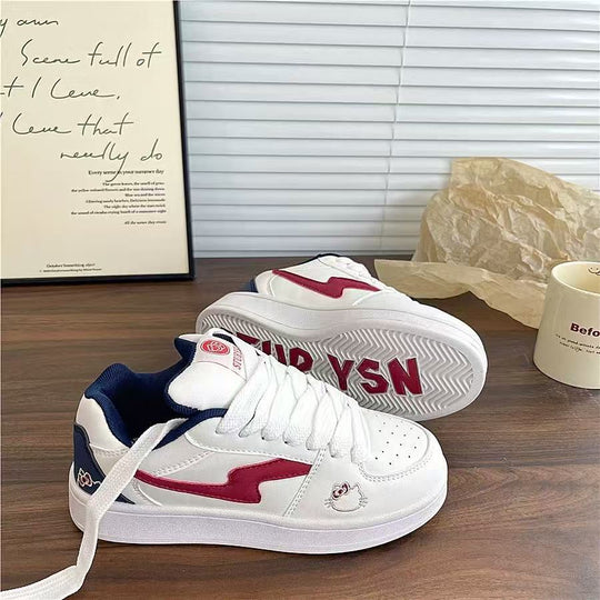 Damen Sneakers mit süßem Tierdesign und flauschigen Details EB