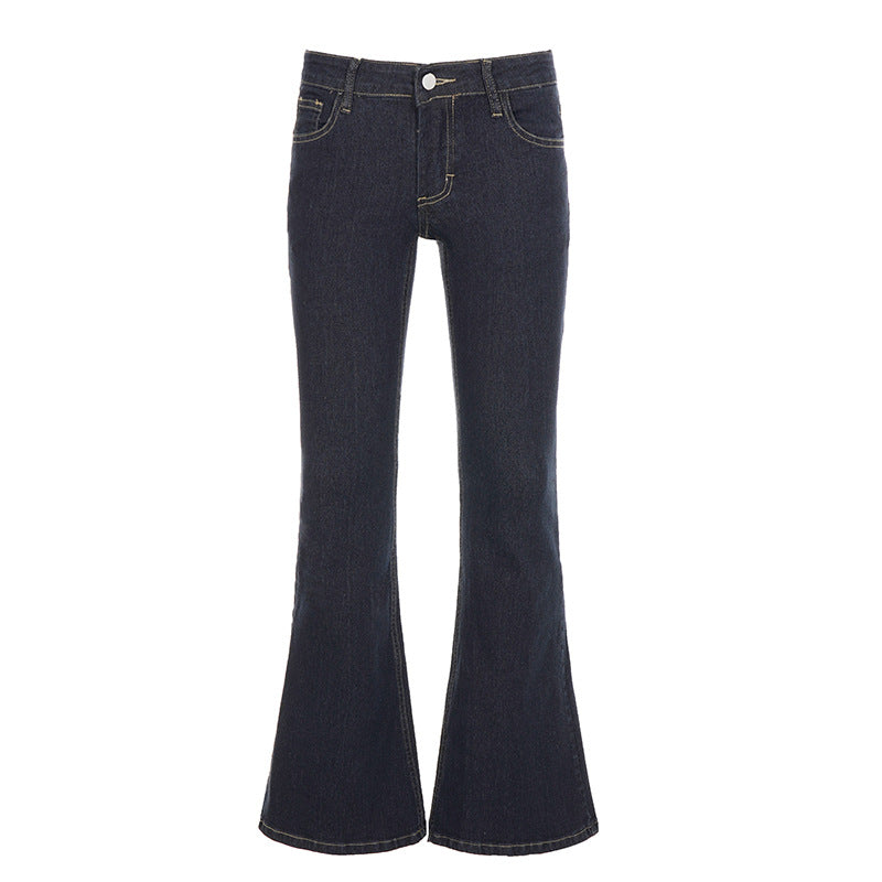 Damen Flared Jeans im eleganten Vintage-Stil EB