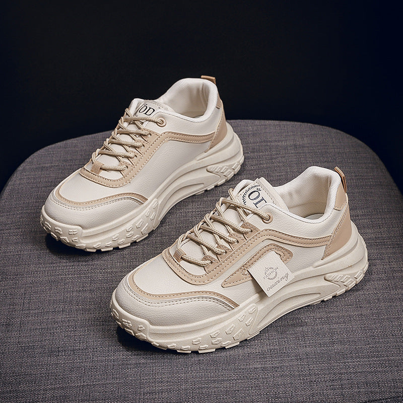 Damen Sportliche Sneaker mit stabiler Laufsohle und atmungsaktiver Oberflächenstruktur EB