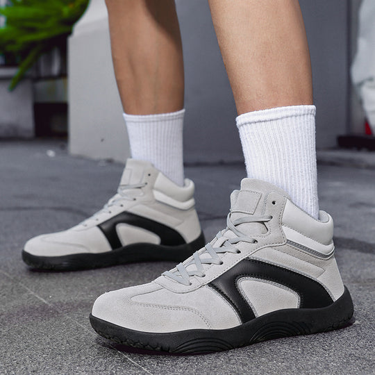 Damen Sportliche High-Top Sneaker mit strapazierfähigem Obermaterial und rutschfester Sohle EB