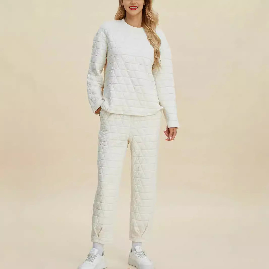 Damen Quilted Lounge-Set EB