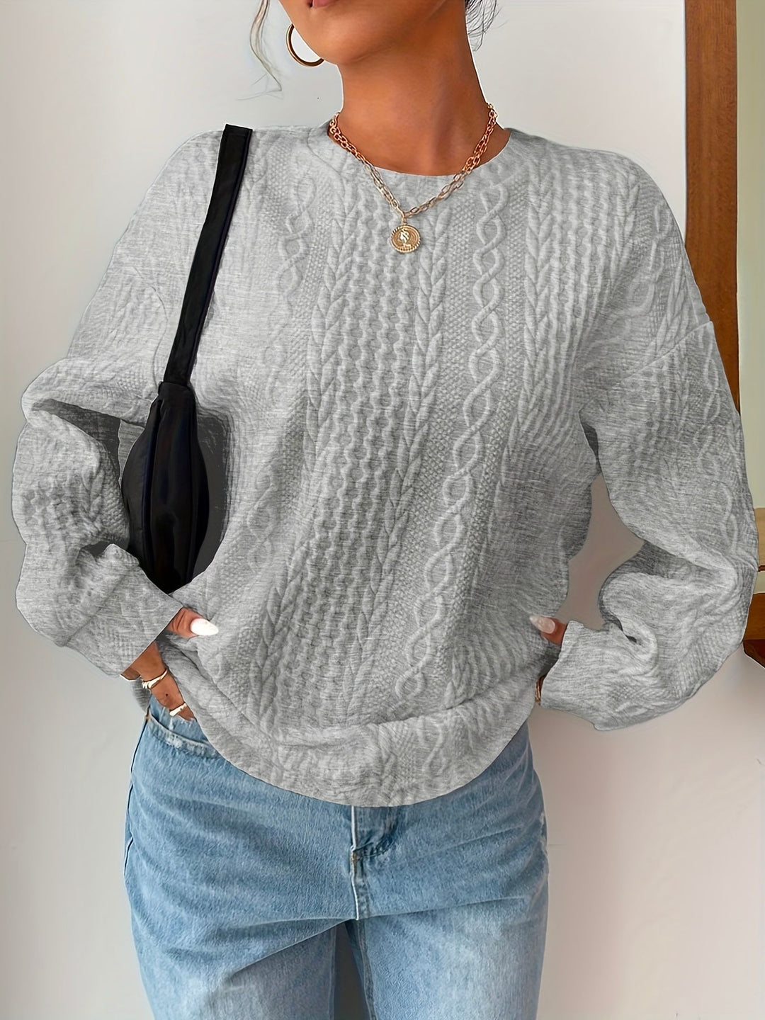 Damen Grobstrickpullover EB