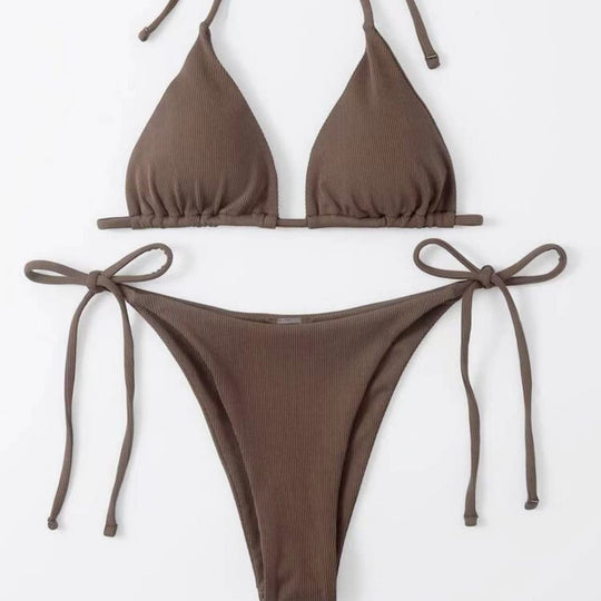 Damen Triangel-Bikini mit elastischen Anpassungsbändern EB