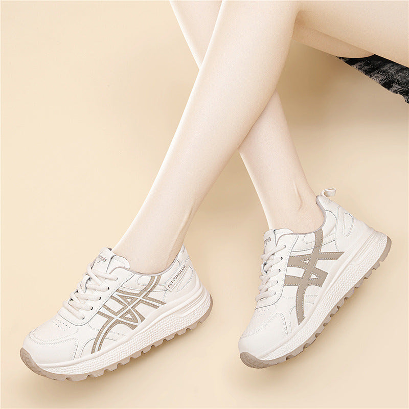 Damen Sportliche Sneakers mit dämpfender Sohle und atmungsaktivem Obermaterial EB