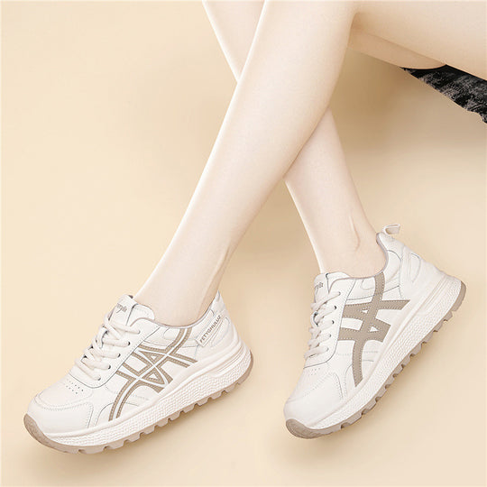 Damen Sportliche Sneakers mit dämpfender Sohle und atmungsaktivem Obermaterial EB