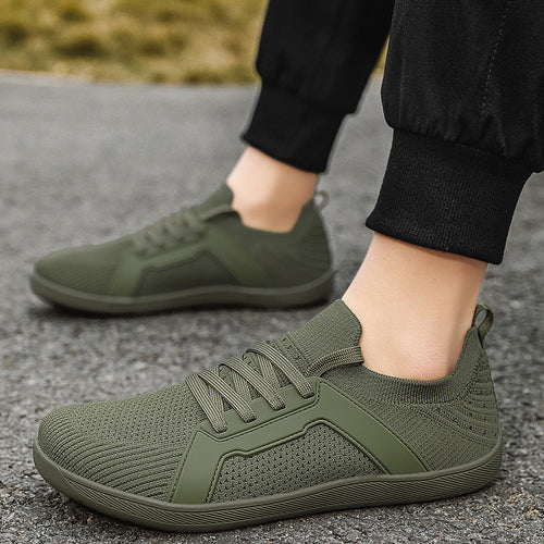Herren nan urbaner Strick-Freizeit-Sneaker mit elastischem Schlupfschaft, thermoplastischer Seitenverstärkung und stoßdämpfender Leichtlaufsohle EB