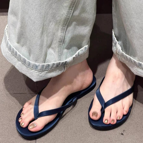 Damen Zehentrenner-Sandalen mit elegantem Riemendesign und rutschfester Sohle EB