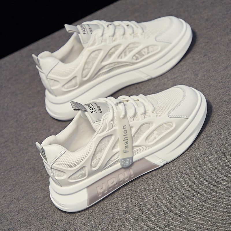 Damen Sportliche Sneaker mit atmungsaktiver Netzstruktur und ergonomischer Dämpfung EB
