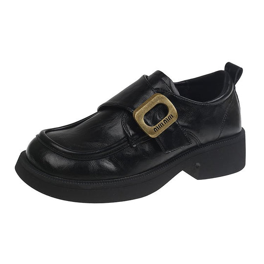 Damen modische Clogs mit dekorativem Schnallenverschluss und stabiler Sohle EB