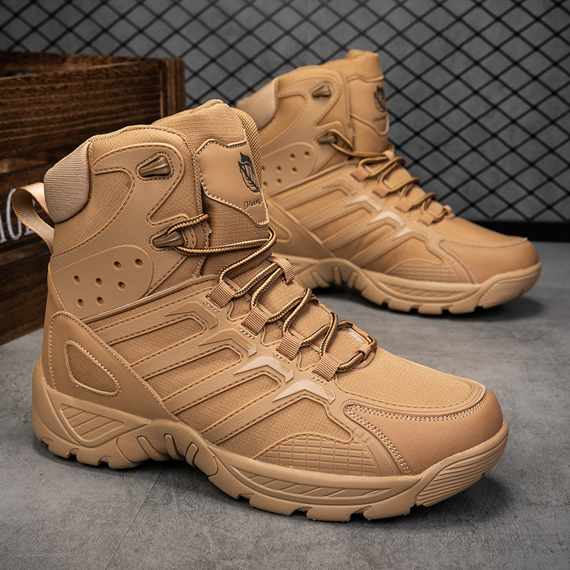 Herren Hochgeschnittene Multifunktionsstiefel mit rutschfester Sohle und atmungsaktivem Obermaterial EB
