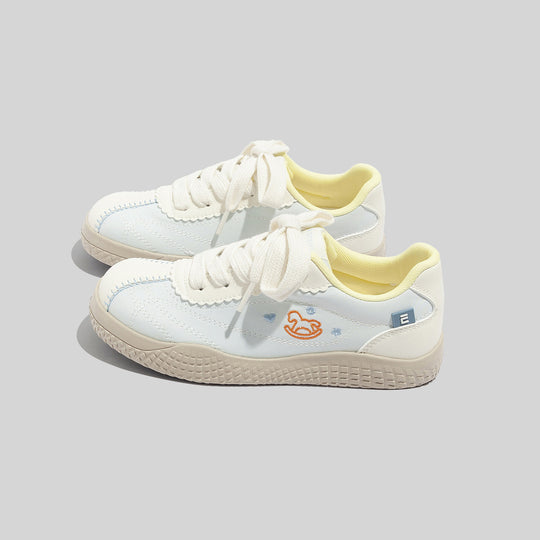 Damen Modische Sneakers mit verspieltem Entenmotiv und komfortabler Dämpfung EB