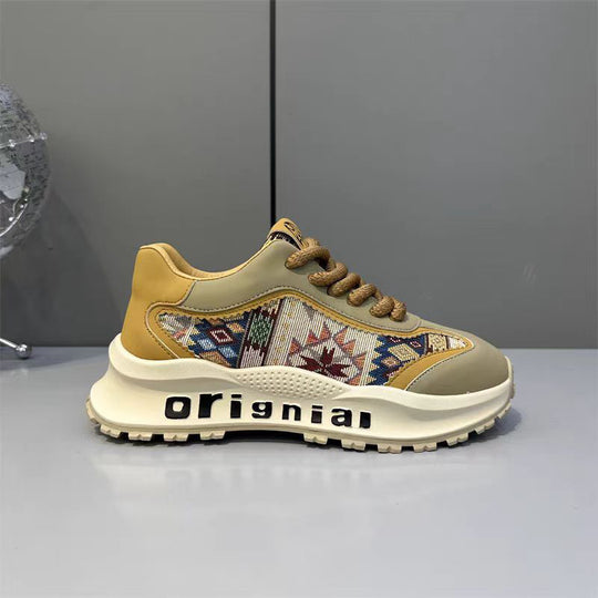 Damen Sportliche Sneakers mit einzigartigem geometrischen Muster EB