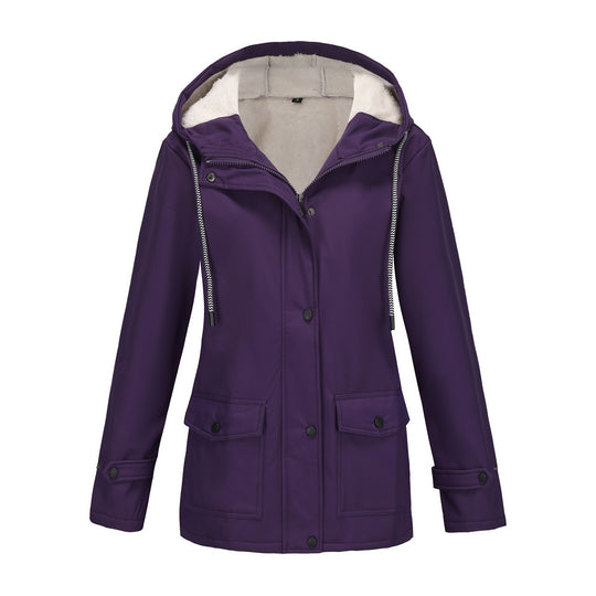 Damen Kapuzenjacke mit weichem Fleece-Futter EB