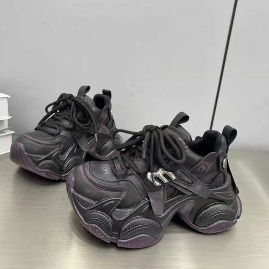 Damen Trendige Chunky Sneakers mit atmungsaktiver Mesh-Oberfläche und innovativer Dämpfung EB