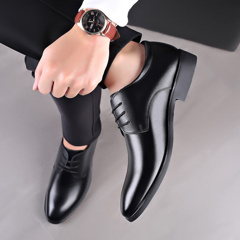 Herren Elegante Schnürschuhe aus hochwertigem Leder EB