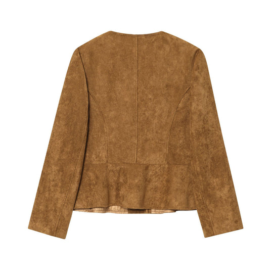 Damen elegante Velourjacke EB