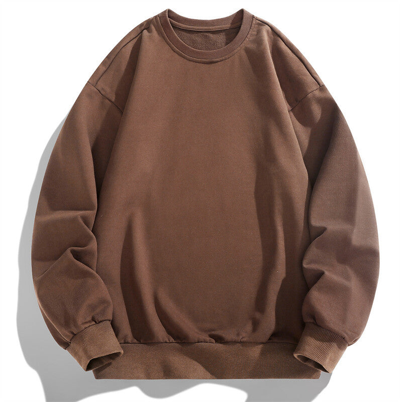 Damen bequemer Sweatshirt mit lässigem Schnitt und elastischem Bund EB