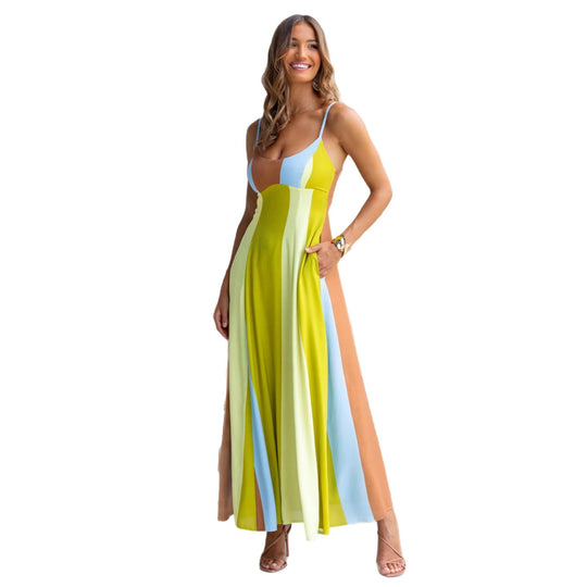 Damen Langarmkleid mit seitlichem Schlitz und elegantem Drapierungseffekt EB