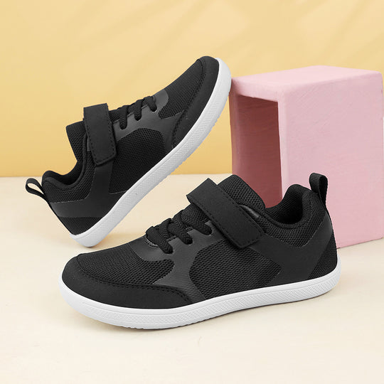 Unisex nan leichte Mesh-Sneaker mit elastischem Schnürsystem, Klettverschluss und EVA-Zwischensohle EB