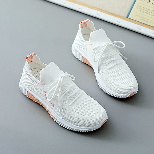 Damen Sportliche Freizeitsneaker mit atmungsaktivem Mesh-Obermaterial und Dämpfungssystem EB