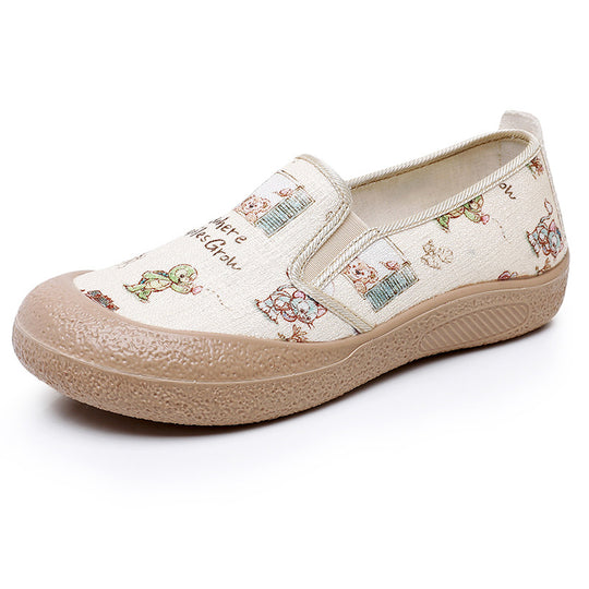 Damen Freizeit-Schuhe mit dekorativem Motiv EB