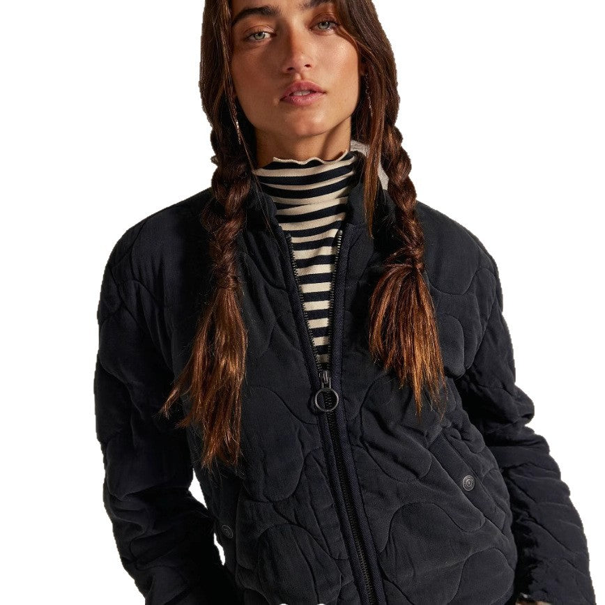 Damen gesteppte Bomberjacke EB