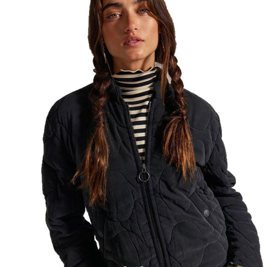 Damen gesteppte Bomberjacke EB